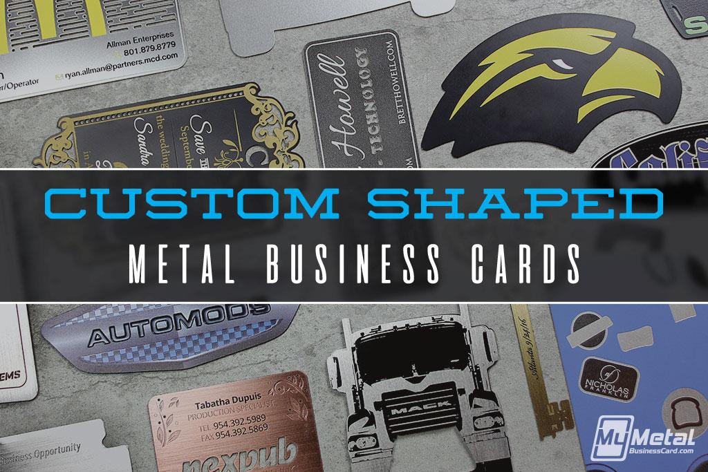Custom Shaped Metal Business Cards