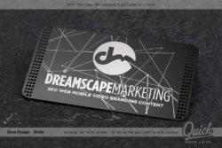 My Metal Business Card | Mmbc Quick Black Metal Card For Marketing Company Modern