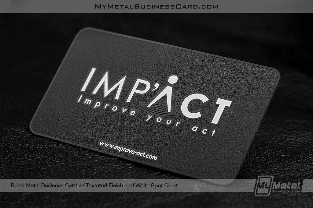 My Metal Business Card | Mmbc Black Metal Business Card Textured Finish Modern Design
