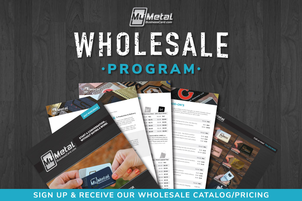 My Metal Business Card | Wholesale Program My Metal Business Card