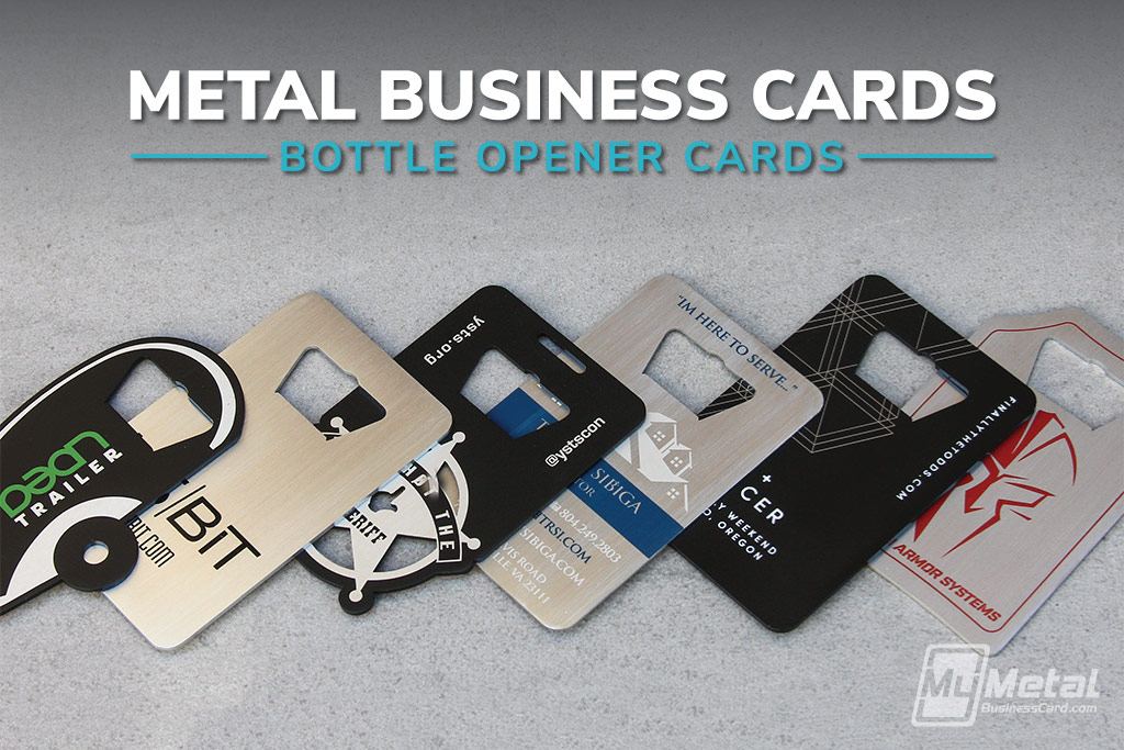 My Metal Business Card | Metal Business Cards Bottle Opener Cards