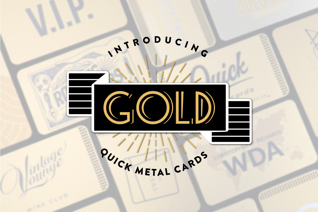 My Metal Business Card | Gold Quick Metal Cards
