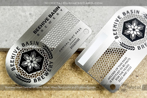 Brewery Stainless Steel Card