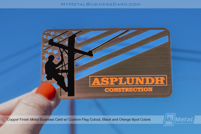 Copper-Finish-Construction-Electrical-Business-Card-Real-Metal-Flag-Cutouts