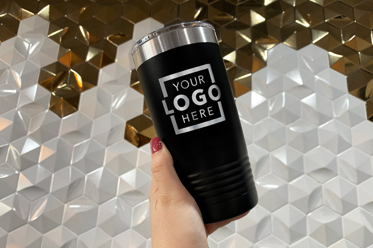 Personalized Custom Metal Tumblers With Your Logo Laser-Engraved For Free