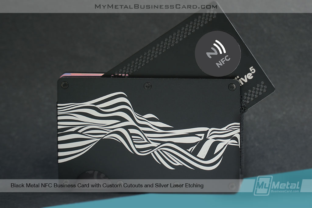 My Metal Business Card | Black Metal Nfc Business Card With One Tap Technology