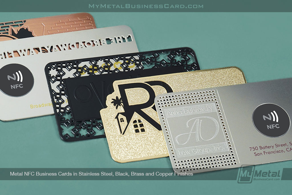 My Metal Business Card | Metal Nfc Business Cards In Different Finishes