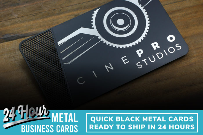 24 Hour Metal Buisness Cards Quick Black Metal Cards 24 Hour Production