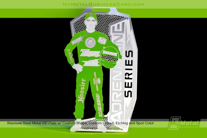 stainless steel metal vip pass