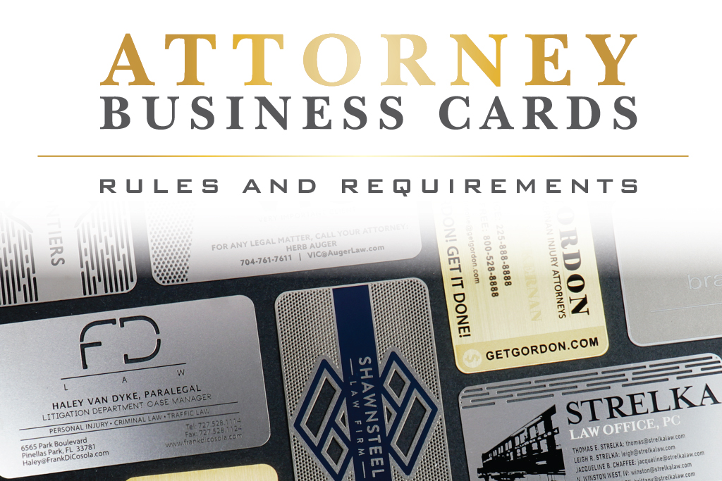 My Metal Business Card | Attorney Business Cards