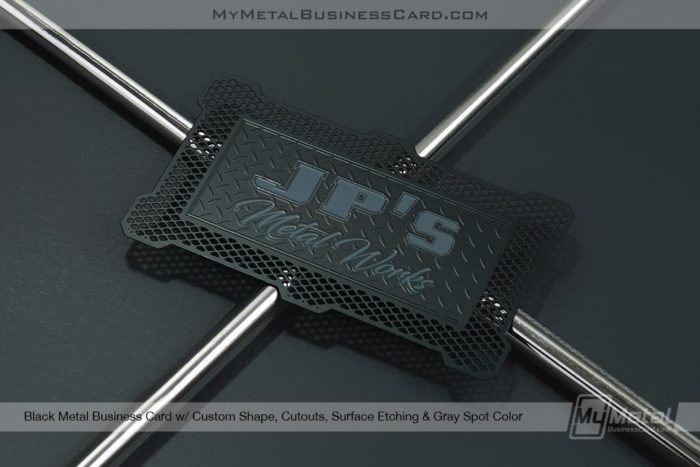 Bold Look UV printed metal cards - CNC