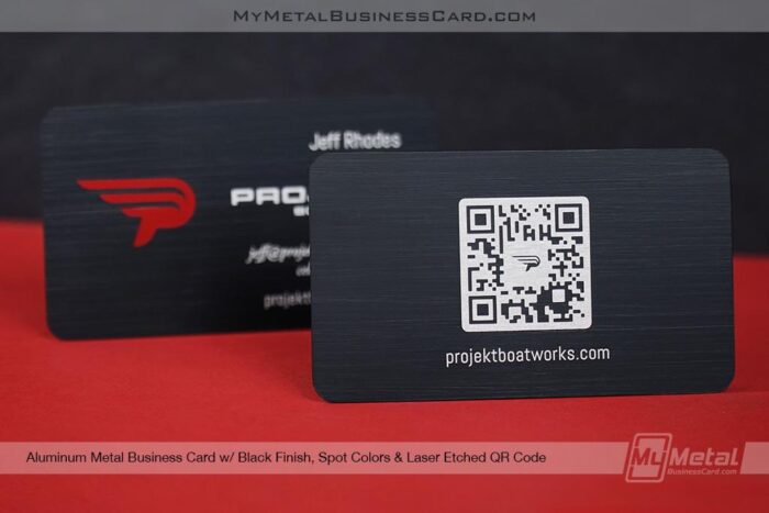 Aluminum Business Card With Qr Code