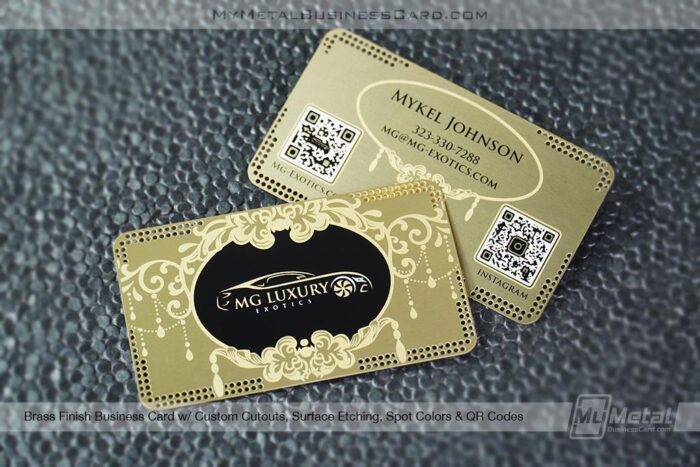 custom Business Card with QR Code