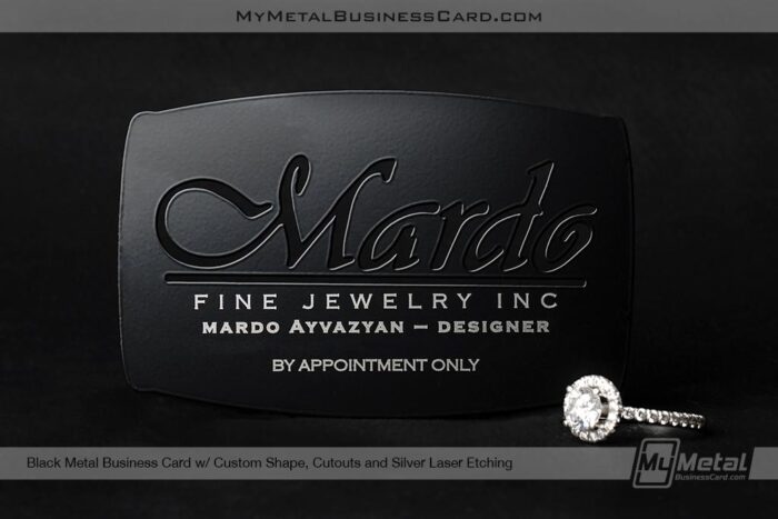 Black Metall Business Card