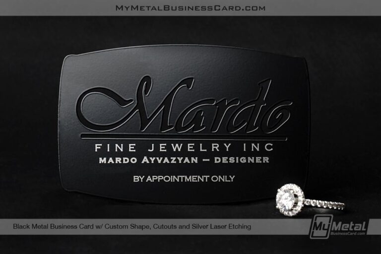 Top 10 Fine Jewelry Business Cards Metal Business Cards My Metal