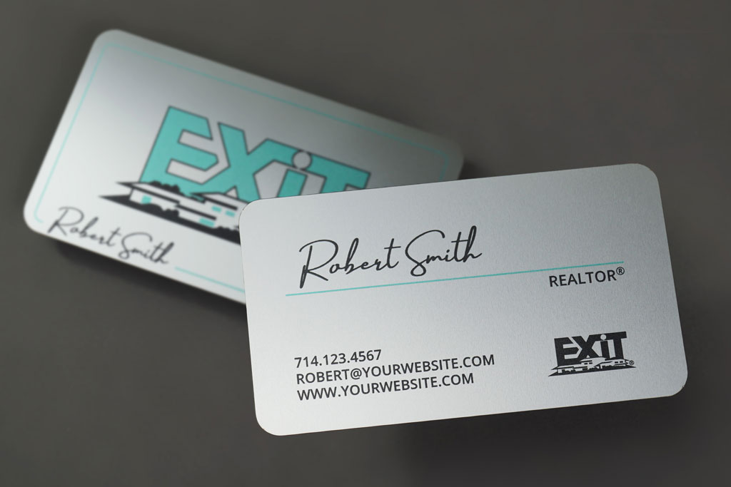 My Metal Business Card | Exit Realty Qmc Stainless Steel Signature Quick Business Card Metal