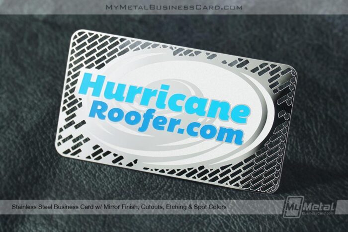 Stainless Steel Business Card Roofing