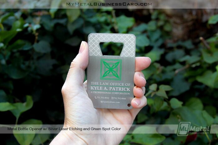 Bottle Opener Business Card For Lawyers