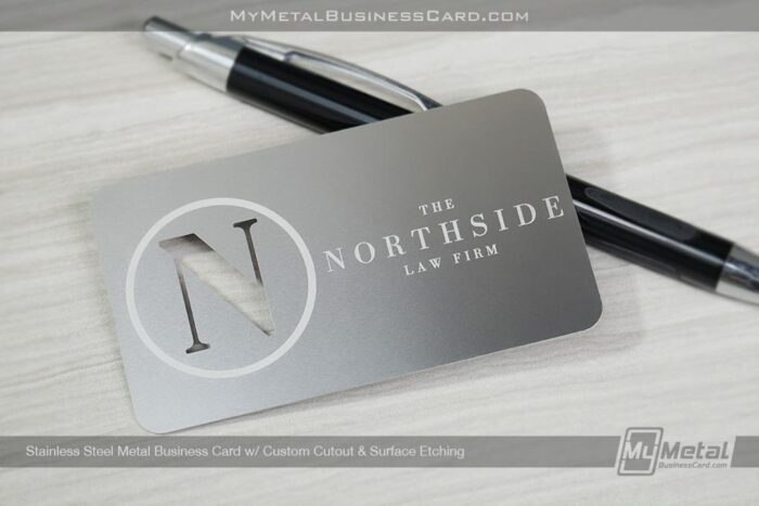 Stainless Steel Metal Business Cards For Lawyers