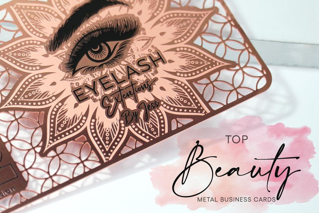 Top Beauty Industry Metal Cards
