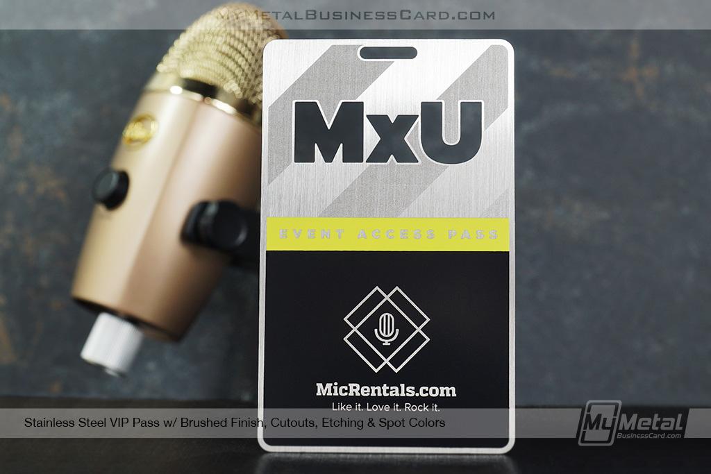 Metal VIP Passes - Metal Business Cards | My Metal Business Card ...