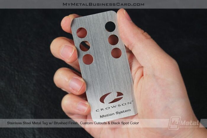 Brushed Stainless Steel Tag