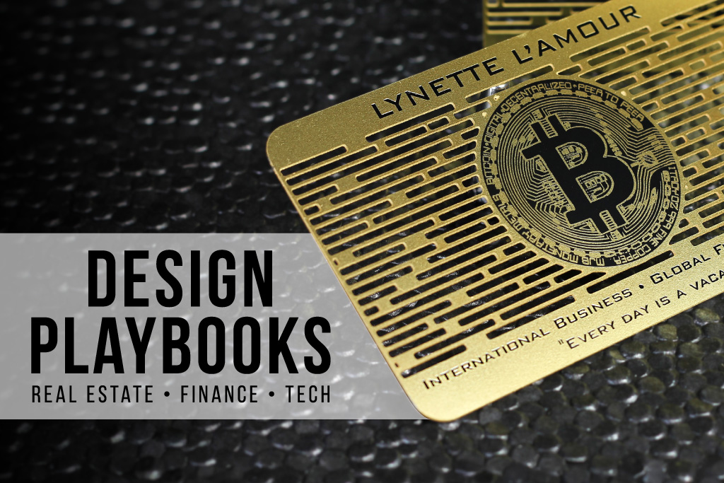 My Metal Business Card | Design Playbooks Real Estate Finance Tech Blog Image