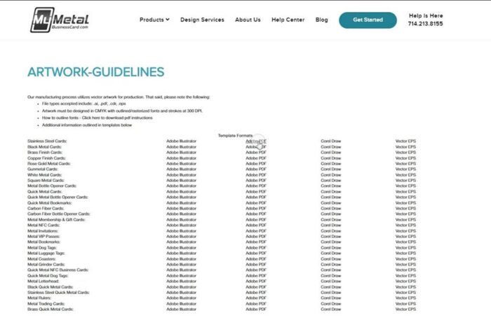 Step 12 Review the Artwork Guidelines