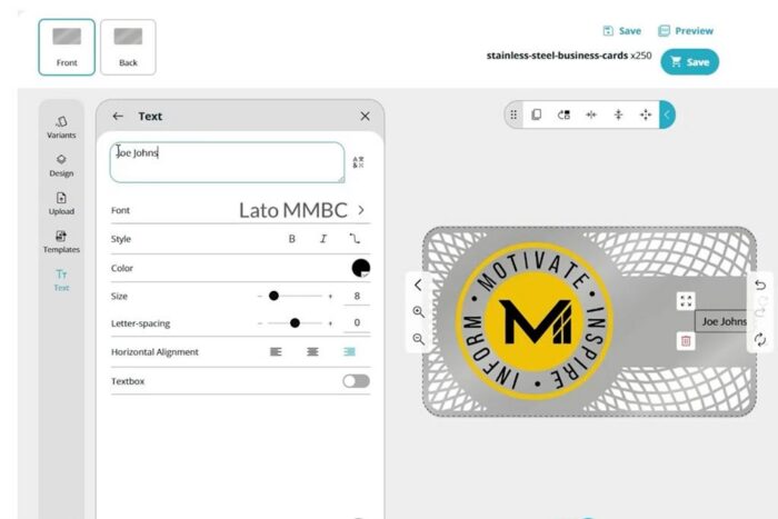 Step 7: Add and Edit Your Text