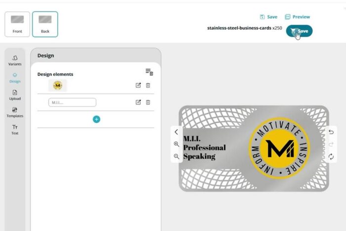 Step 9: Save and Preview Your Design