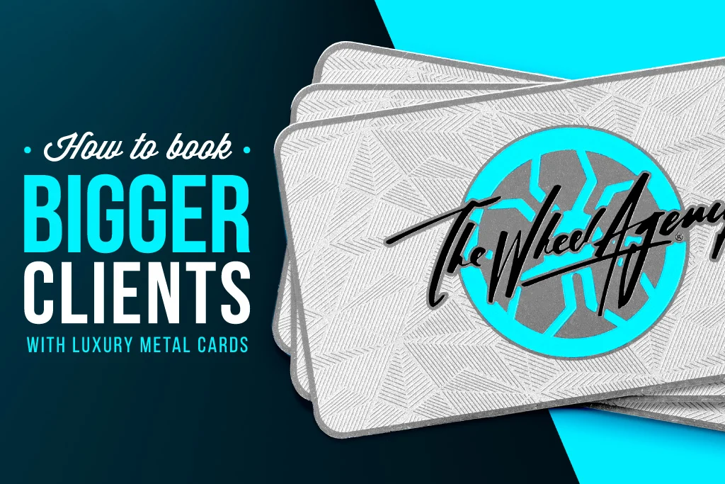 Booking Bigger Clients with Luxury Metal Business Cards