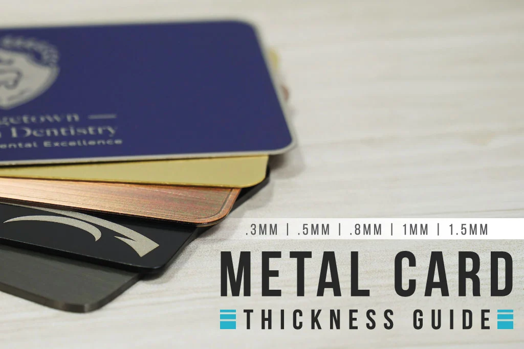 Metal Business Card Thickness Guide: 0.3mm vs. 0.5mm vs. 0.8mm and Beyond