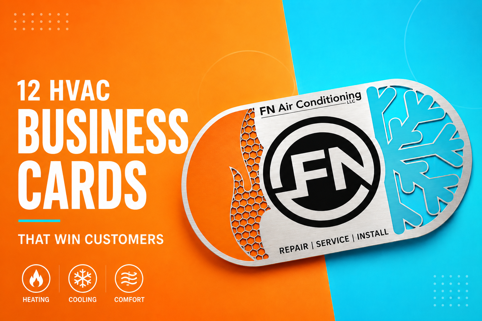 HVAC Business Card Examples: 12 Designs That Actually Win Customers