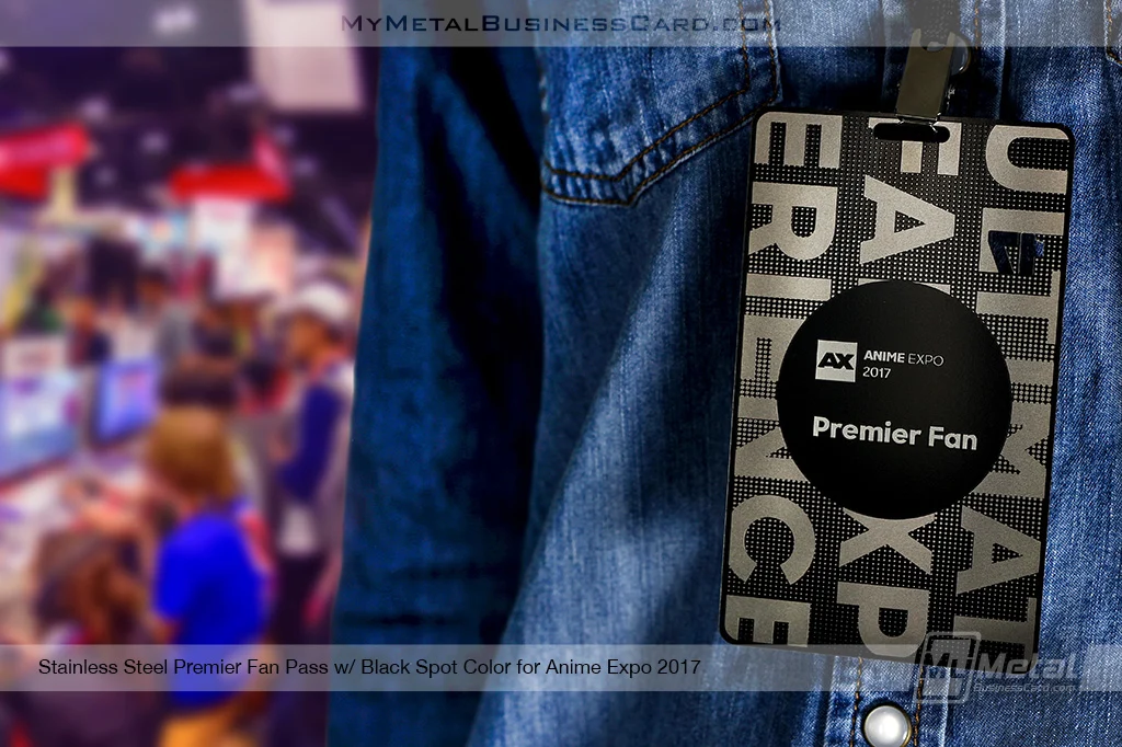 My Metal Business Card |&nbsp;MMBC Anime Expo 2017 VIP Premier Fan Pass Convention
