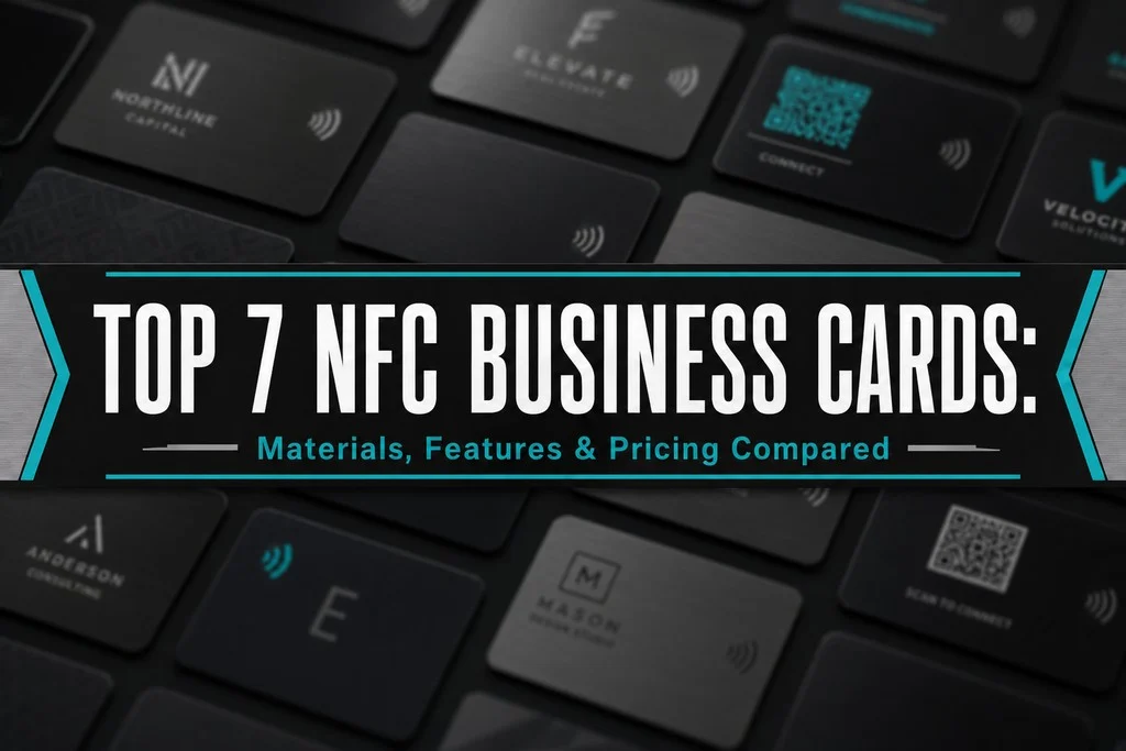 Top 7 NFC Business Card Companies: Materials, Features & Pricing Compared