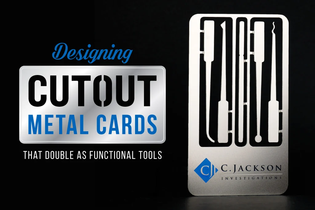 Designing Cutout Metal Business Cards That Double as Functional Tools