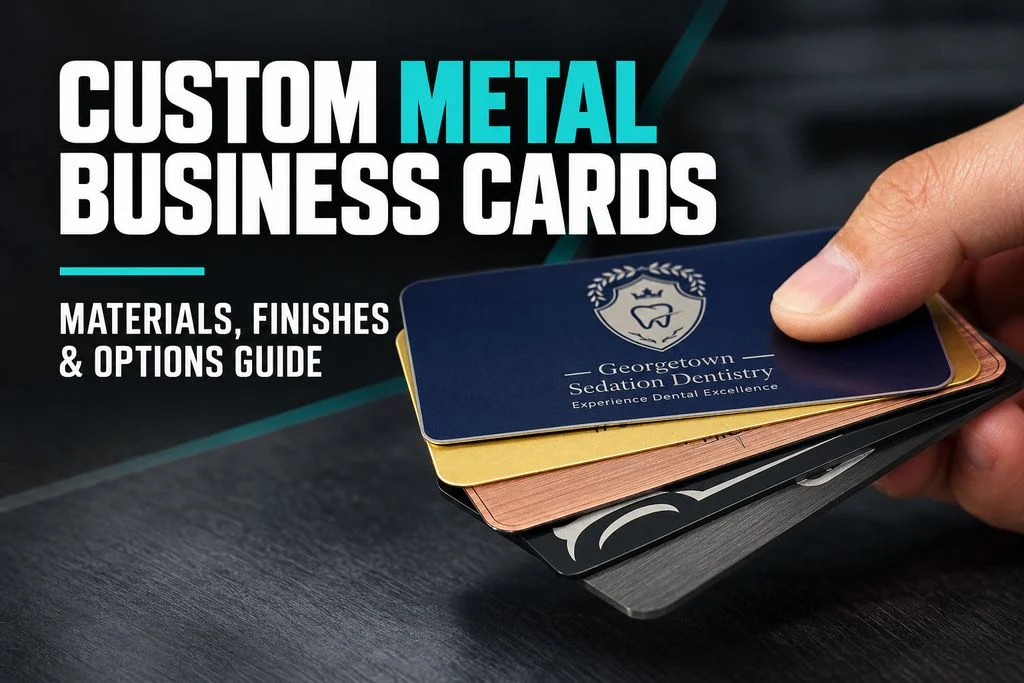 Custom Metal Business Cards: Materials, Finishes & Options Guide